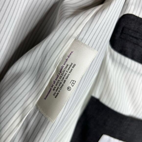 NWT MM Lafleur Hoffman Blazer Wool Gray Women’s 1X Corpcore Professional Career - Picture 9 of 11